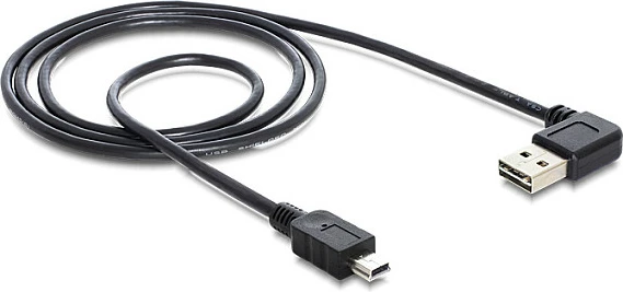 Kabllo USB DeLOCK USB 2.0 A në Mini-USB (EASY-USB), 3m, e zezë