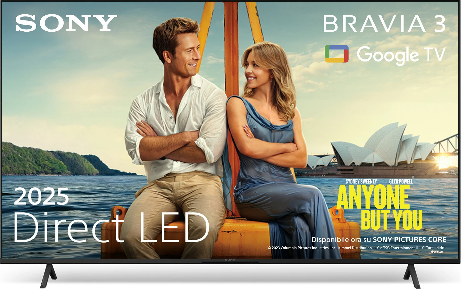 Televizor Sony BRAVIA 3 K-85S35B, 85", 4K UHD, LED, Google TV, HDR10, 50Hz, i zi