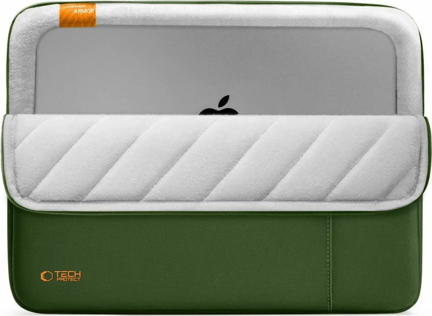 Çantë laptopi Tech-Protect Defender 15-16", jeshile, 1 copë