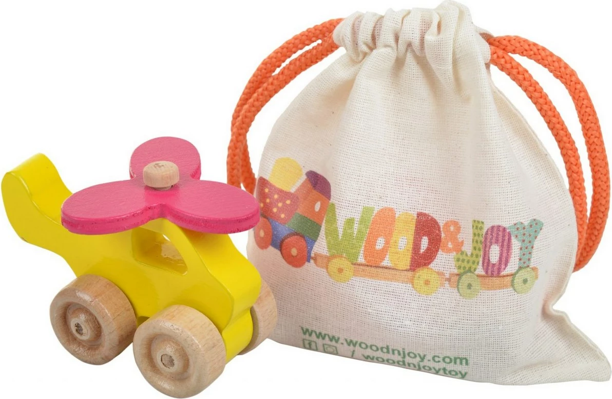 Helikopter lodër, ngjyrë e verdhë, Skye Decor, mini