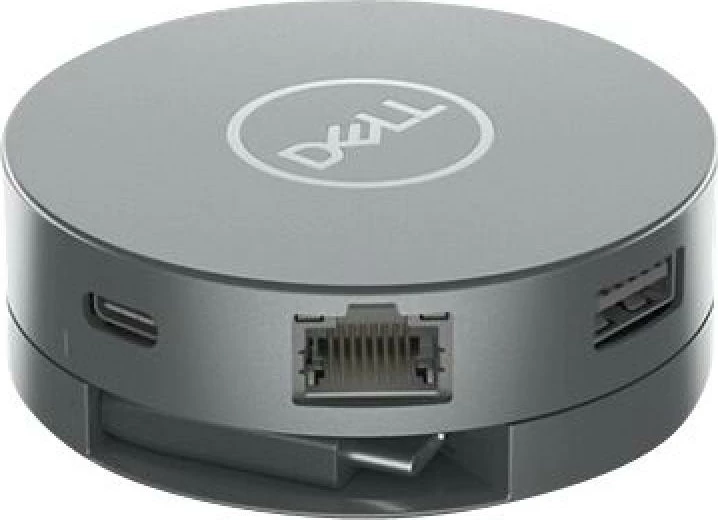 Stacion dokimi USB-C 6-në-1, Dell DA305 (470-AFKL), Power Pass-Through 90W, silver/black