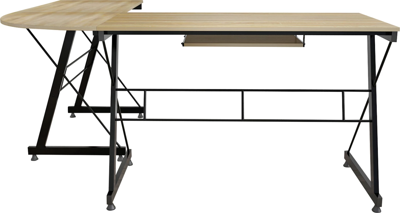 Zyrë këndore sonama me kornizë metalike FH2127.01 158x120x74 cm