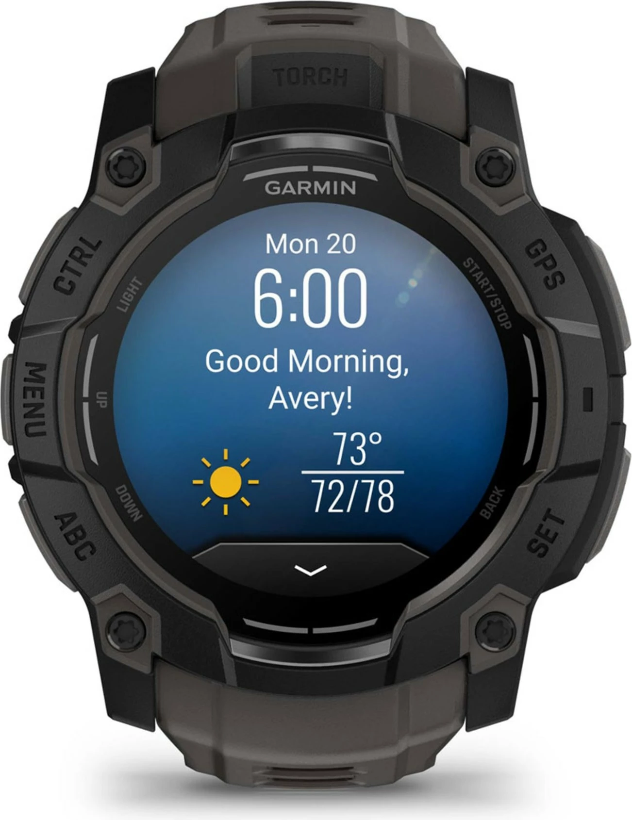 Smartwatch Garmin Instinct 3 AMOLED, 4 GB, GPS, e zezë