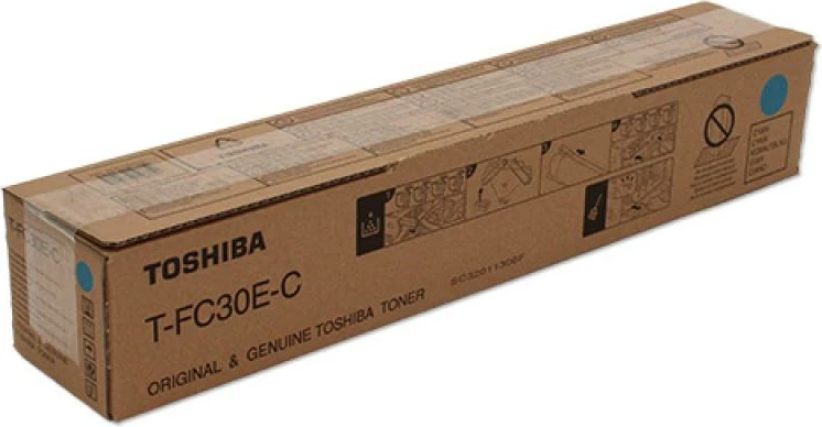 Toner Toshiba T-FC30E-C T-FC30EC, origjinal, cyan