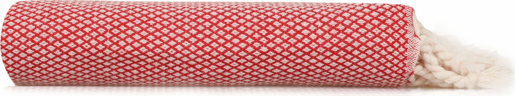 Peshqir plazhi Fouta, ngjyrë e kuqe, Mijolnir, Likya, 95x190cm