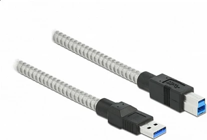 Kabllo USB DeLOCK Type-A në Type-B, USB 3.2 Gen 1, 2 m, 5 Gbit/s, argjend