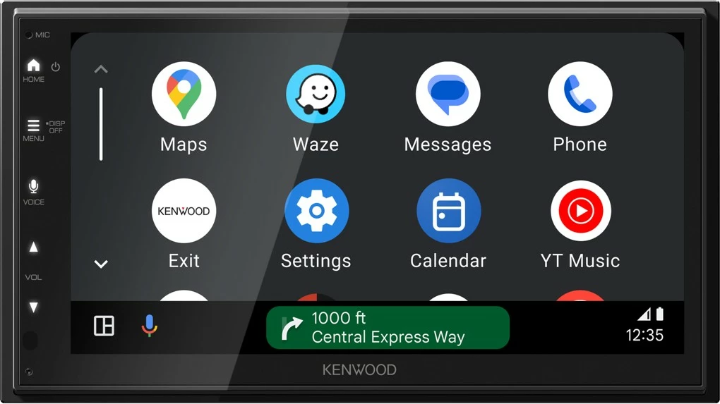 Radio multimedia Kenwood DMX5023DAB, 6.8 inç, Bluetooth, Android Auto, Apple CarPlay, e zezë