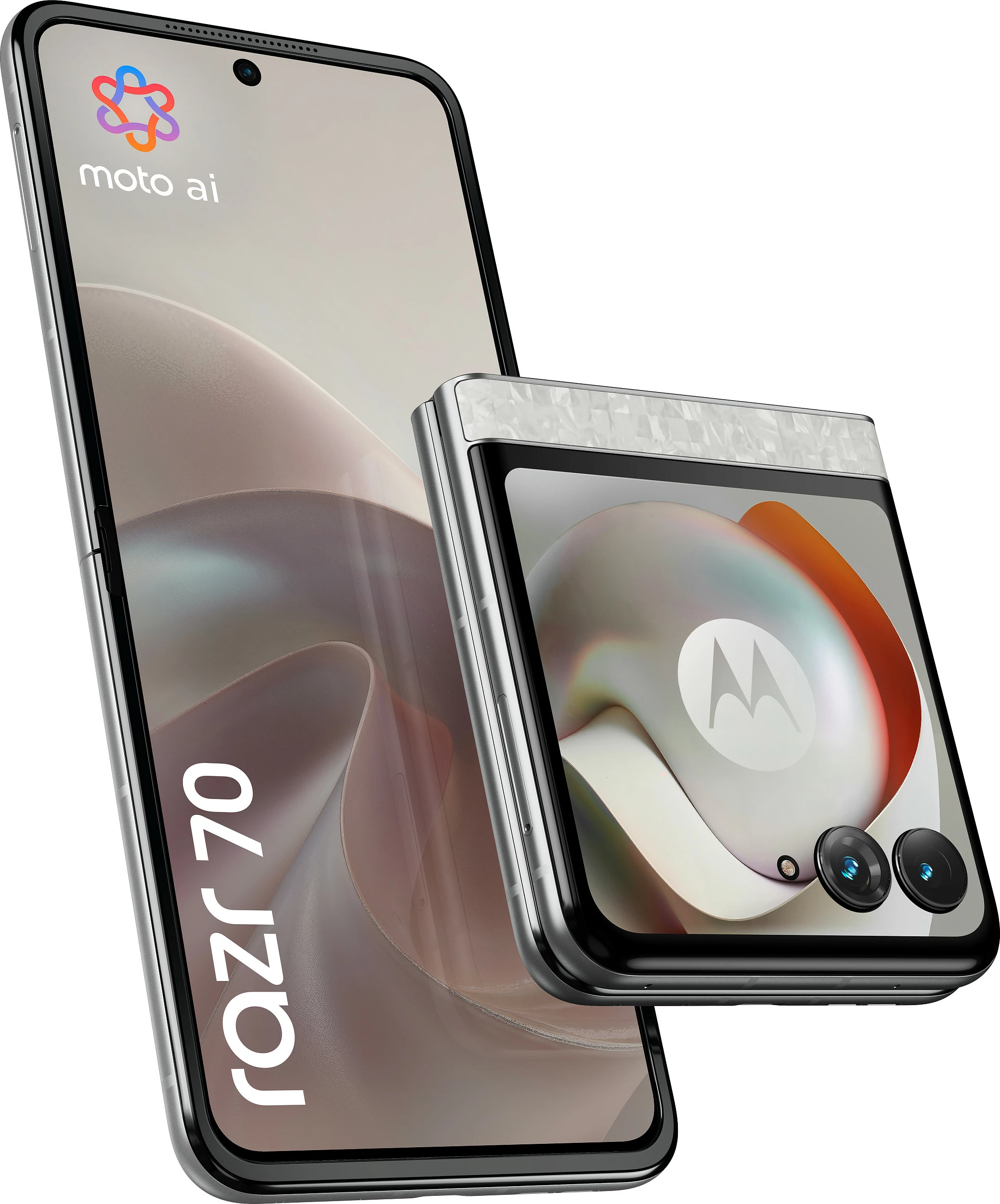 Celular Motorola Razr 70 5G, 8GB RAM, 256GB, Bright White