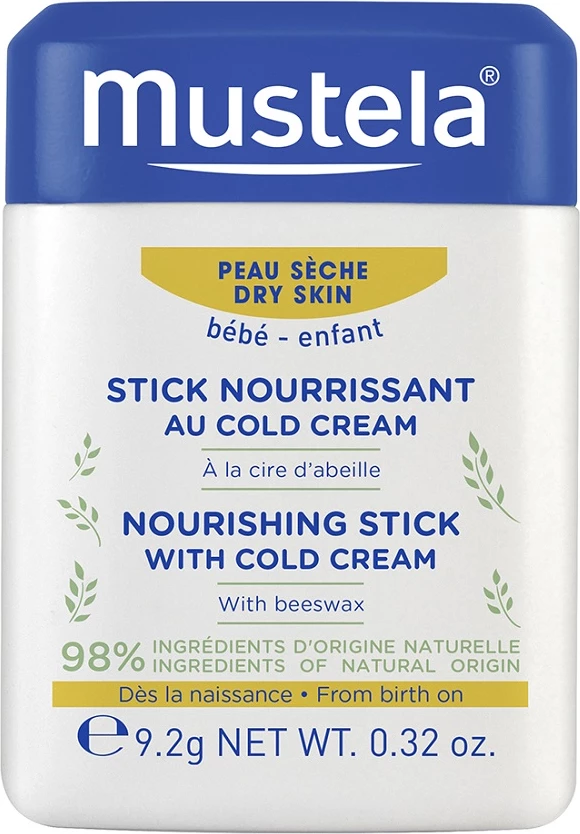 Stick ushqyes mbrojtës Mustela Nourishing Stick Protective, unisex, 9.2g