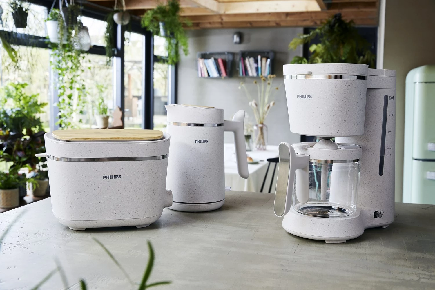 Çajnik Philips Eco Conscious Edition HD9365/10, 1.7 L, 2200 W, Bardhë