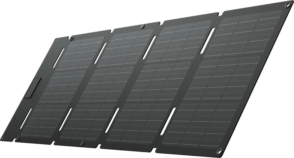 Panel diellor EcoFlow 45W, monokristalin, IP68, USB Type-C, zi