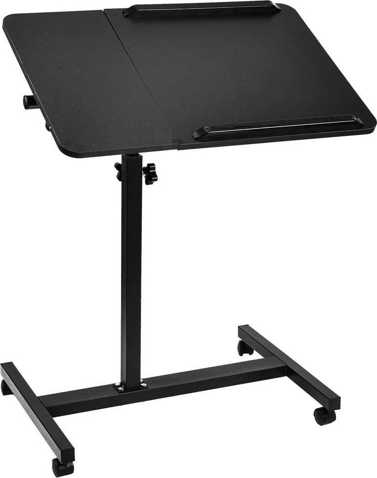 Tavolinë mobile Maclean MC-121 B për laptop/kompjuter, e zezë, rregullim lartësie 59-89cm