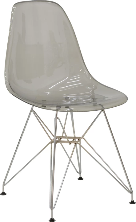 Karrige Adelle PP pet clear grey-inox 46x55x81cm