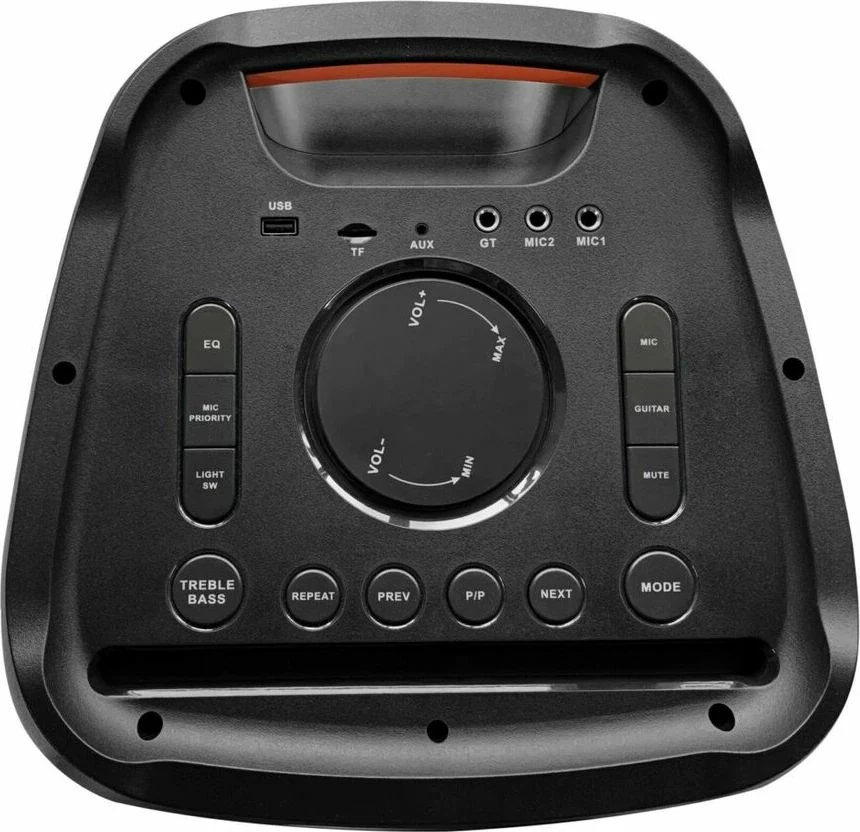 Altoparlant kolonë Blaupunkt PB10DB, 80 W RMS, Bluetooth, karaoke me 2 mikrofonë, USB/microSD, FM, i zi, set 1 copë