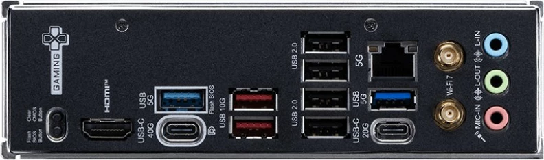 Pllakë amë MSI X870E GAMING PLUS WIFI, Socket AM5, DDR5, ATX