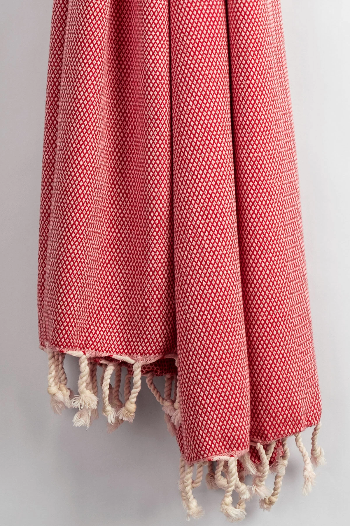 Peshqir plazhi Fouta, ngjyrë e kuqe, Mijolnir, Likya, 95x190cm