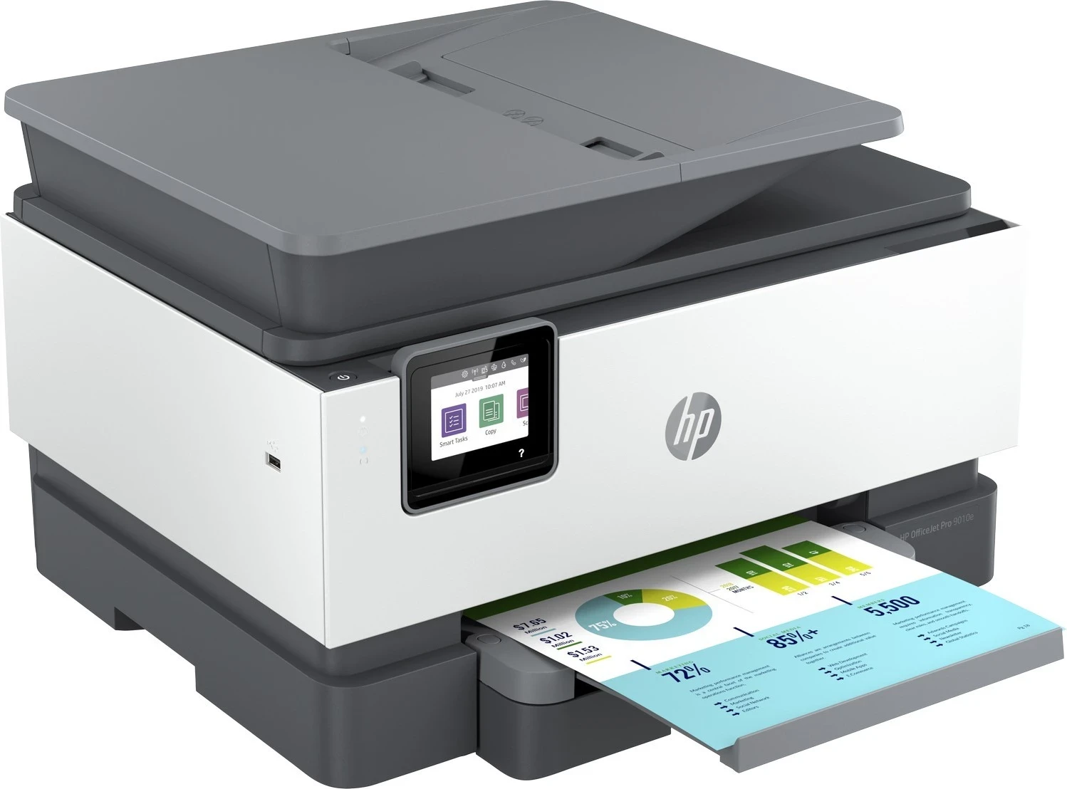 Printer HP OfficeJet Pro 9010e Duplex ADF, Wi-Fi, i bardhë / i zi