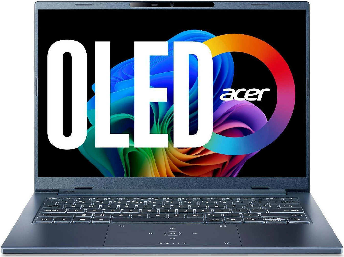 Laptop Acer Swift Go 14 AI SFG14-75-97W4, Core Ultra 9, 32GB RAM, 1TB SSD, OLED 14" 1920x1200, Windows 11 Home, Steam Blue