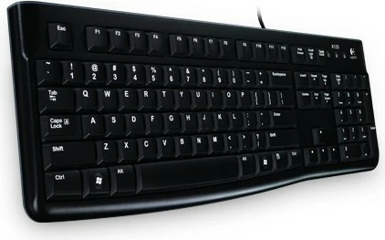 Tastierë Logitech K120 për Biznes, Full-size, Wired, USB, QWERTZ, Ngjyrë e zezë