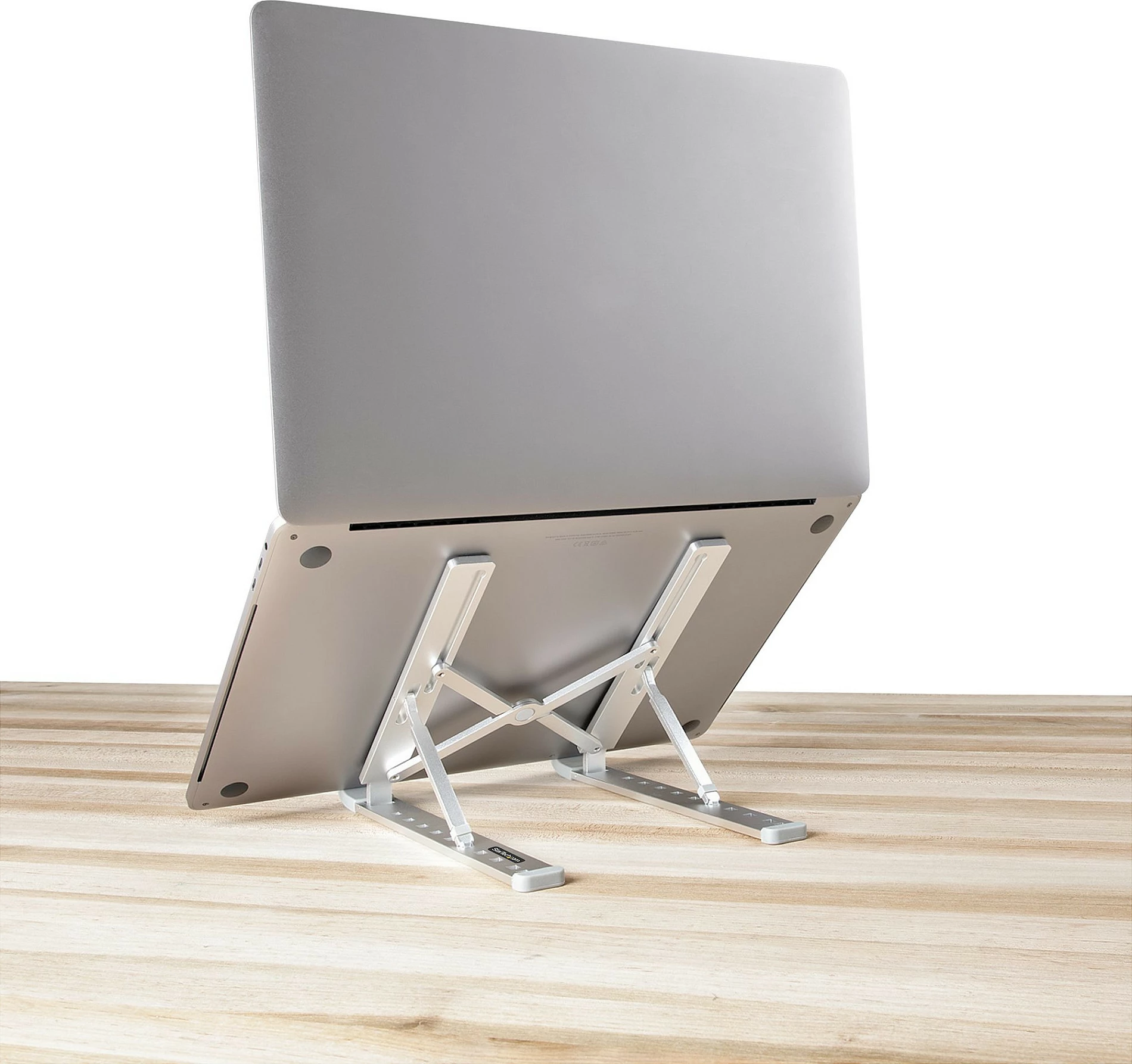 Mbajtëse laptopi StarTech Foldable Laptop Riser Stand, alumin, rregullim këndi 15-84°, deri 10 kg, Silver
