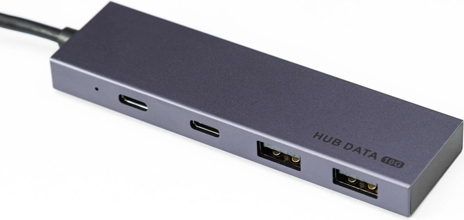 HUB Tech Time 4 IN 1 USB A3.1*2+Type-C*2 USB Hub Type-C 3.1 cable 0.23M