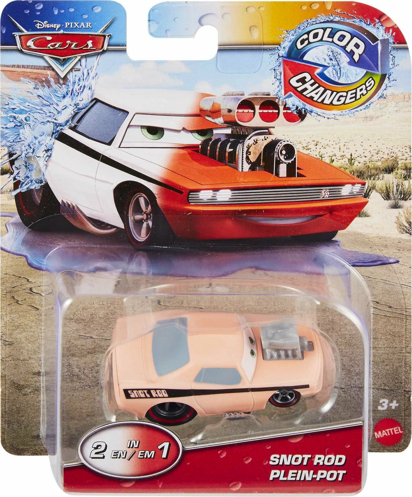 Vetura lodër Mattel Disney Pixar Cars GNY94, ndërron ngjyrë, asortiment (AST), 1 copë