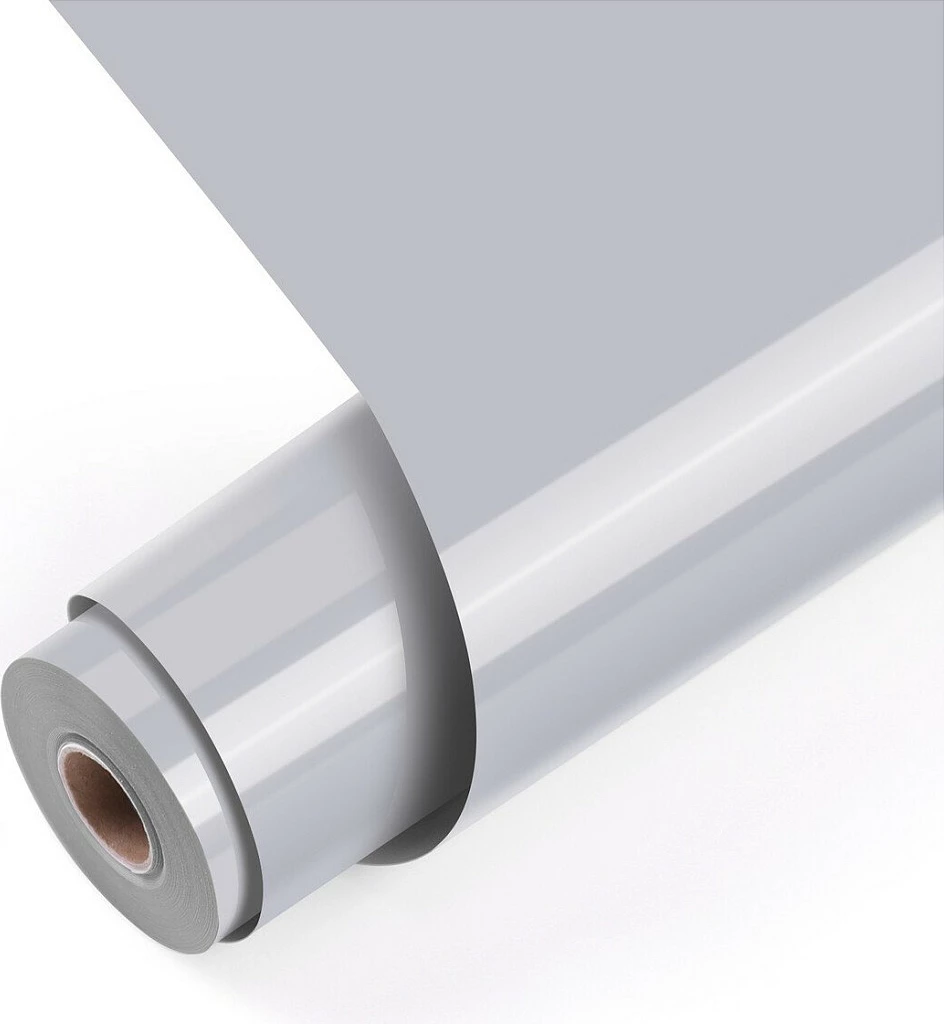 Folje vinili për plotter LOKLiK Basic 30.5 x 180 cm, me shkëlqim, argjendtë