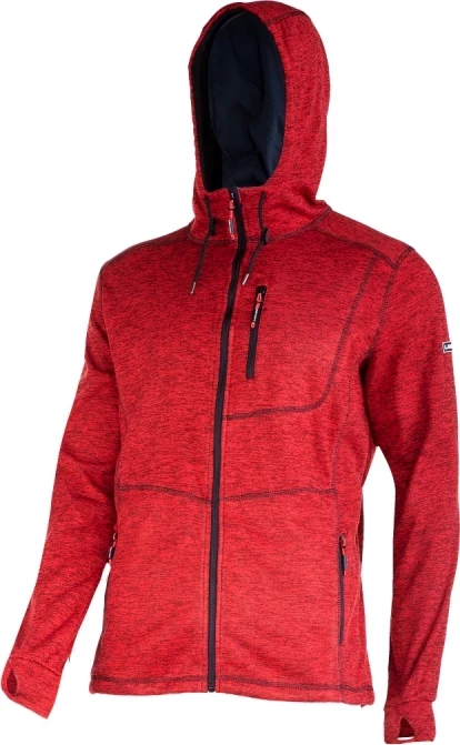 Duks me kapuç LAHTI PRO L4013406 210 g/m² 3XL e kuqe