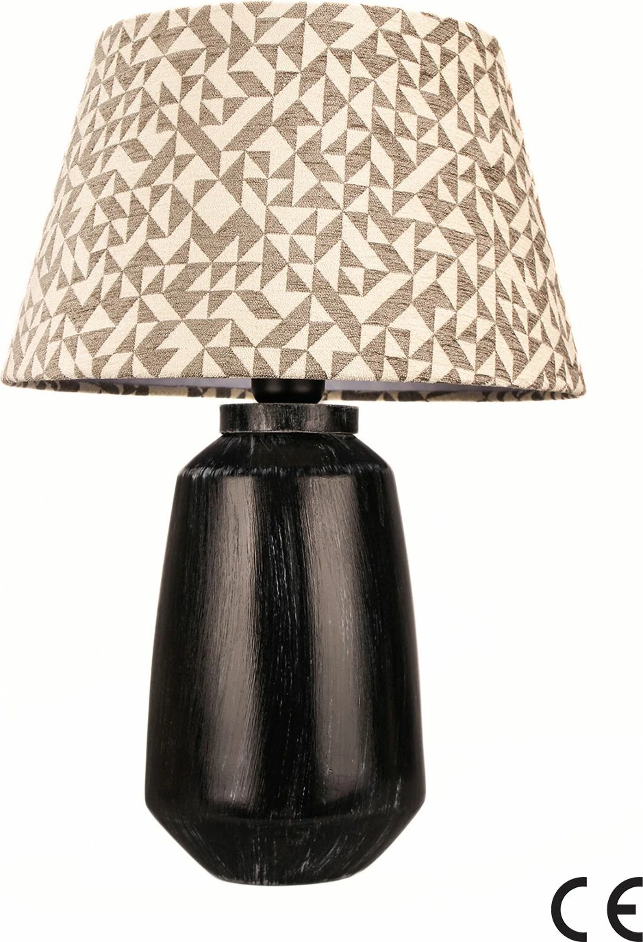 Llambë tavoline Opviq, BK113, shumëngjyrëshe, trup qeramike, kapak kadife, Ø35 h:22cm, lartësi 51cm