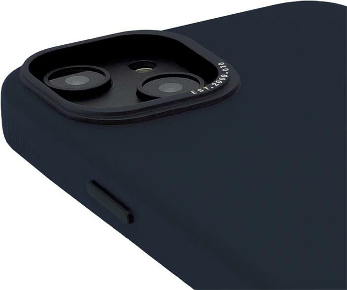 Mbështjellës lëkure Decoded me MagSafe për iPhone 14 Plus, blu e errët
