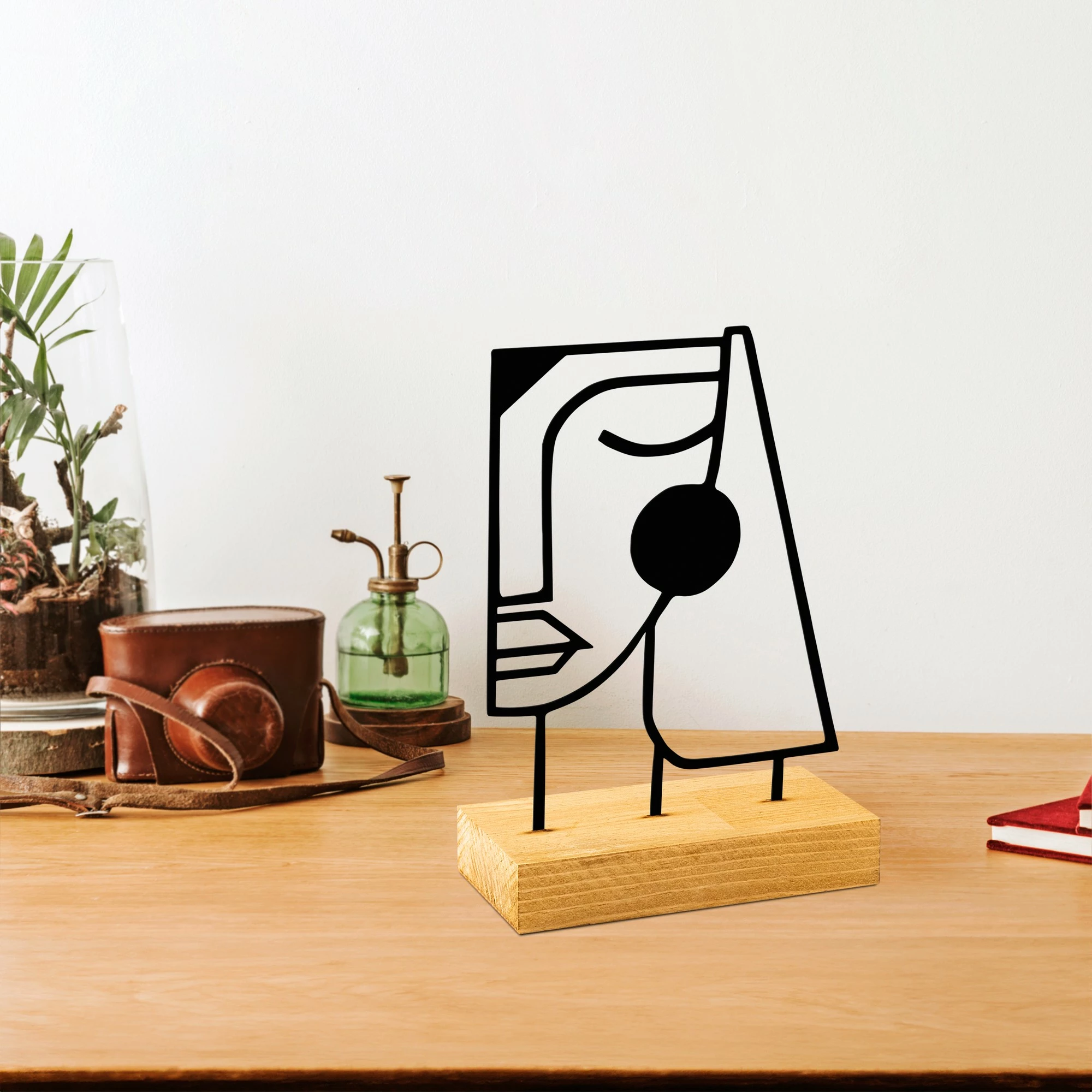 Objekt dekorativ Aberto Design, Serenity, ngjyrë e zezë