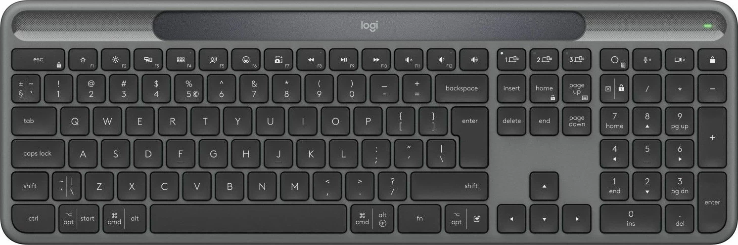 Tastierë Logitech Signature Slim Solar+ grafit