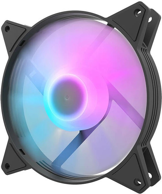 Set ventilatorë kompjuteri Darkflash C6, 3x120mm, RGB, zi