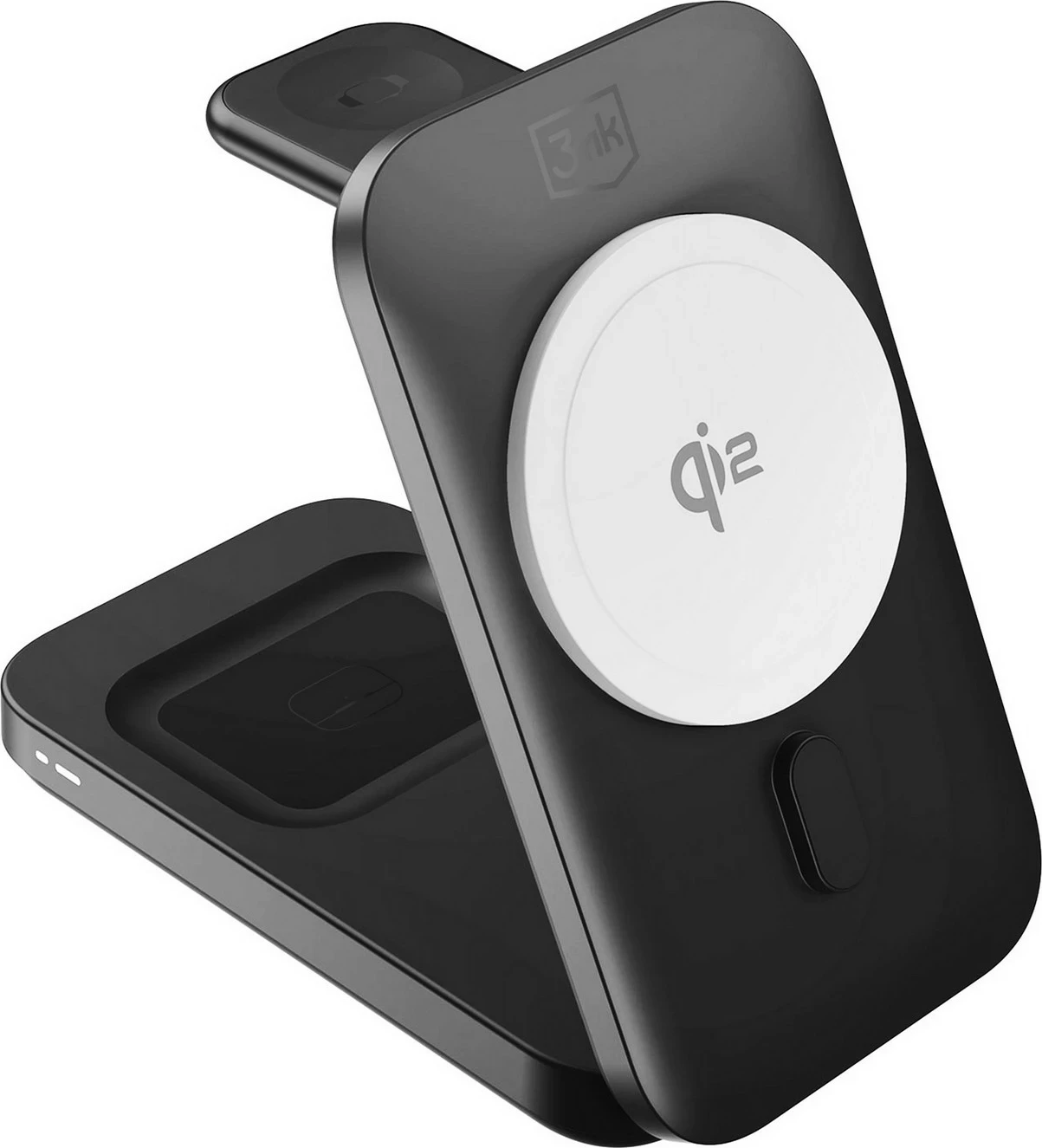 Karikues wireless 3MK MagRocket 3-in-1, 15W, zi
