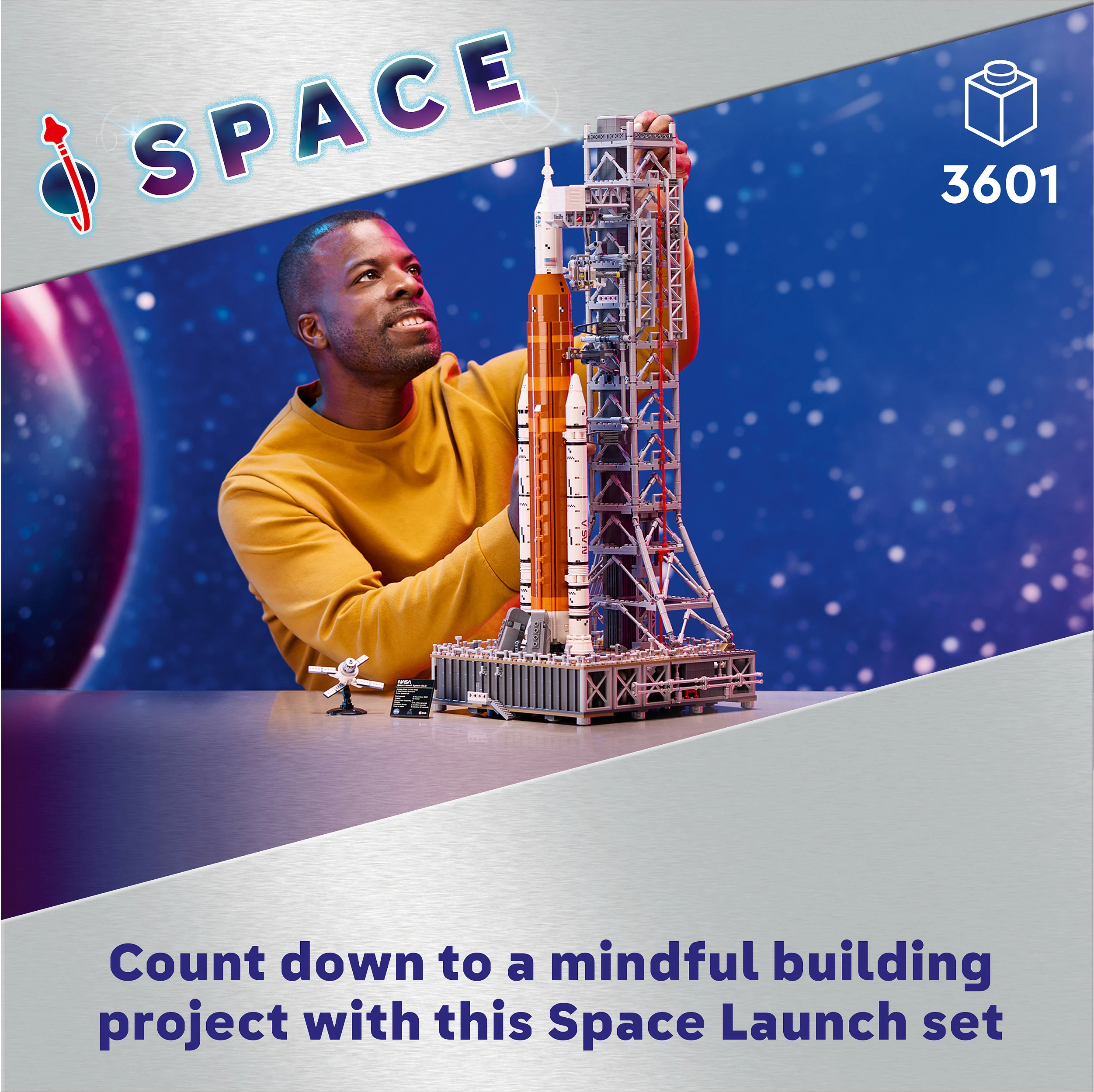 Set ndërtimi LEGO Icons NASA Artemis Space Launch System 10341, 3601 copë, multikolor