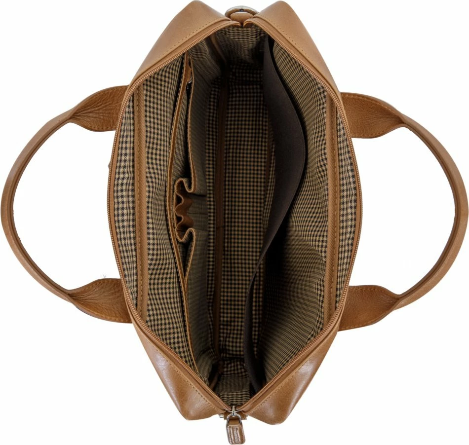 Çantë laptopi dbramante1928 Amalienborg (2nd gen) 15\"-16\", lëkurë, Tan/kafe