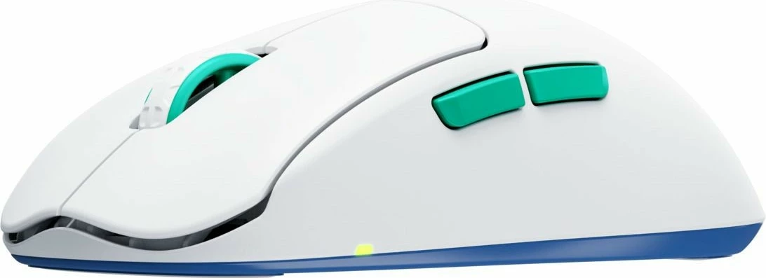 Maus Cherry XTRFY M68 Wireless, 26000 DPI, Blu, Turquoise, Bardhë