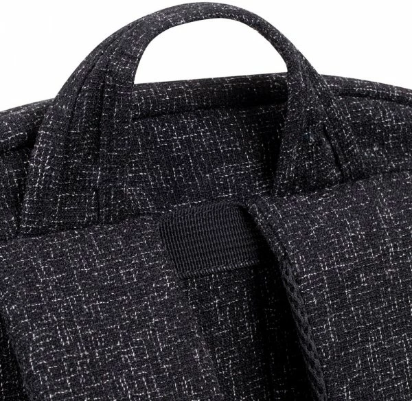 Çantë shpine për laptop RIVACASE 7962, deri 15.6\", materiale TWEED rezistente në ujë, e zezë