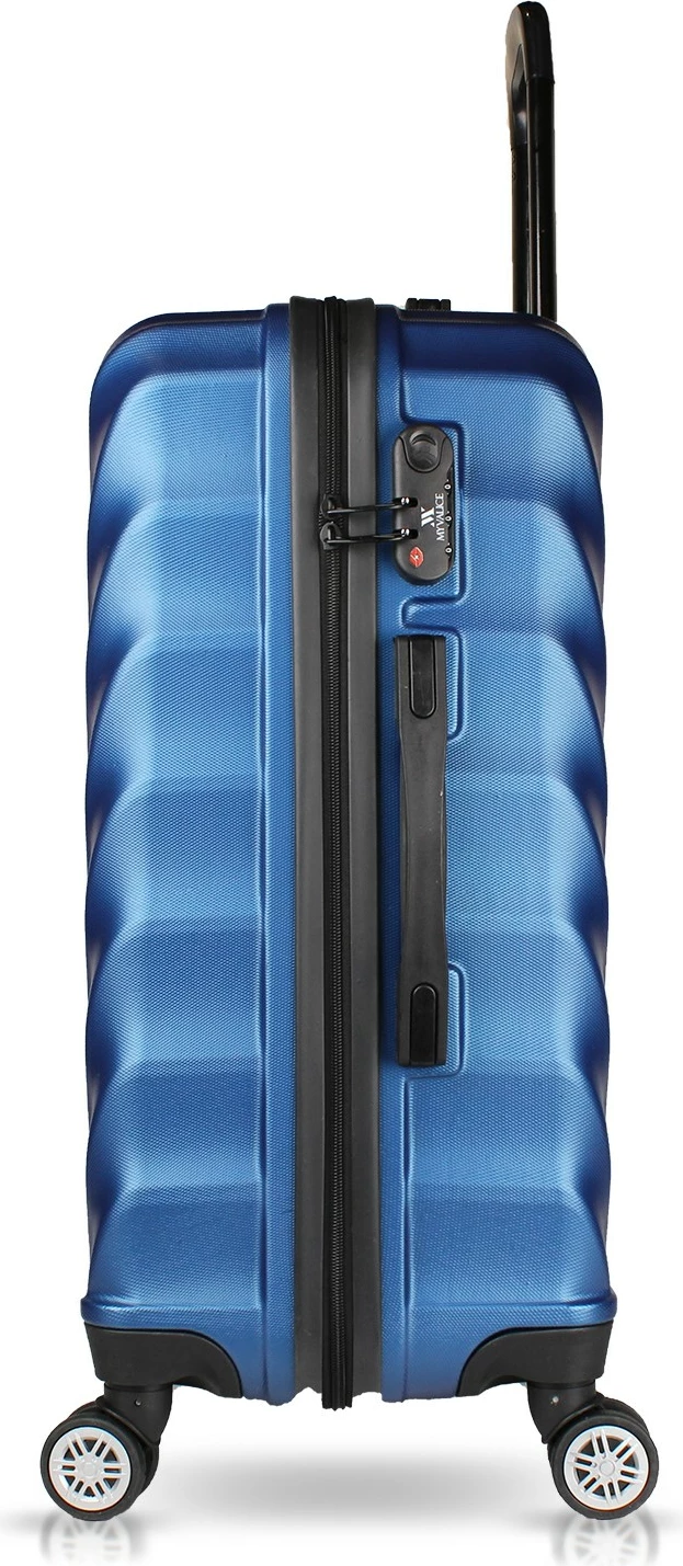 Set valixhesh (3 copë), ngjyrë blu e errët, Zoozie Bags, 6654