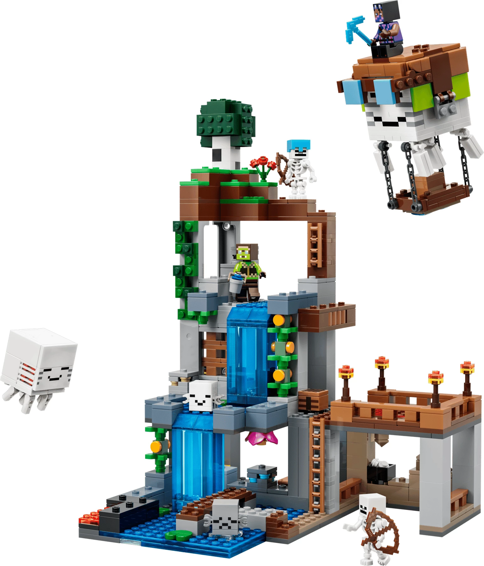 Set LEGO Minecraft Ghast Station 21597, 530 copë