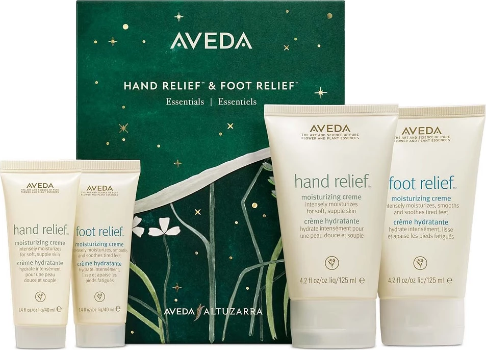 Set kremrash për duar dhe këmbë Aveda Hand Relief & Foot Relief për femra, 4 copë
