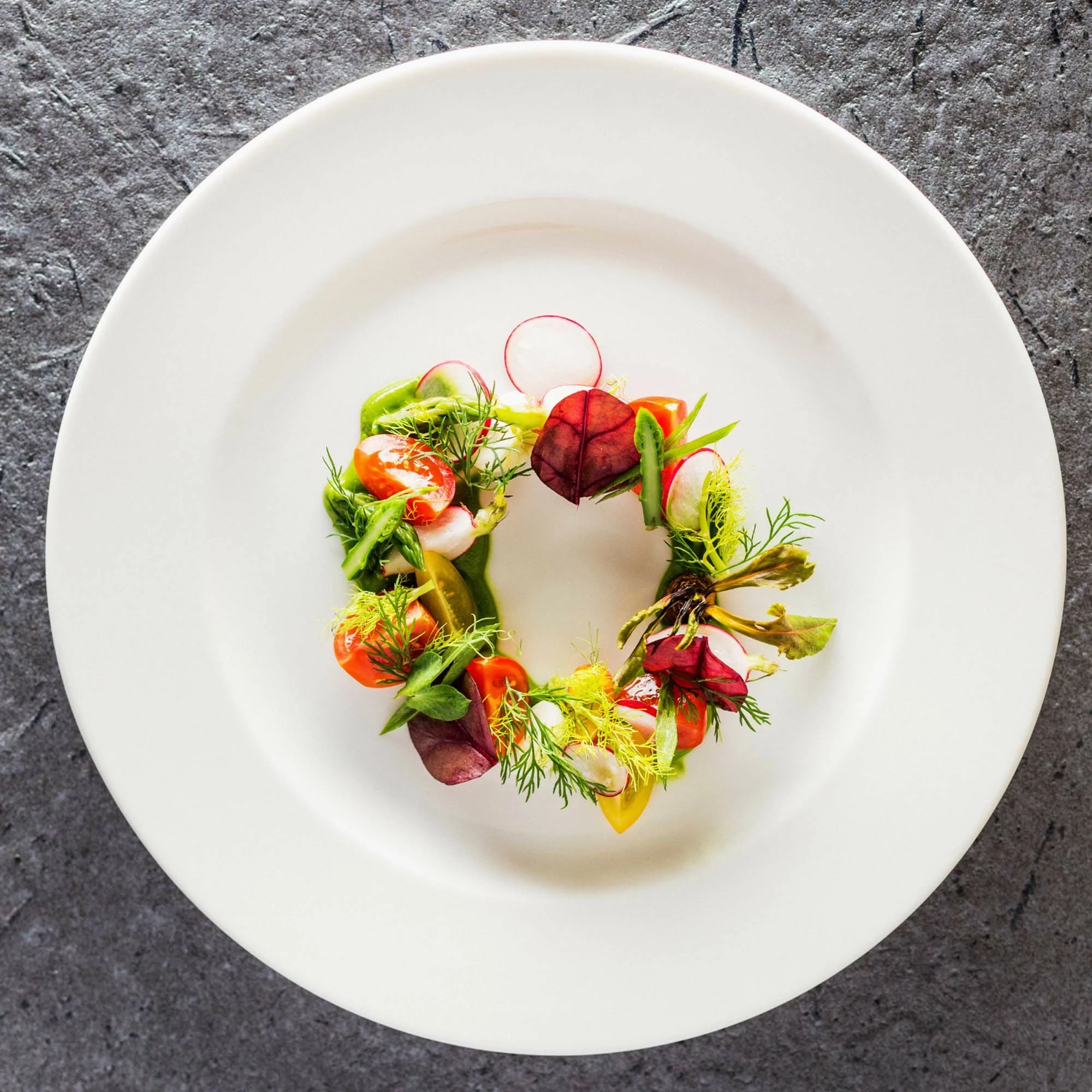 Pjatë e sheshtë Fine Dine Crema Ø160 mm, krem, set 6 copë