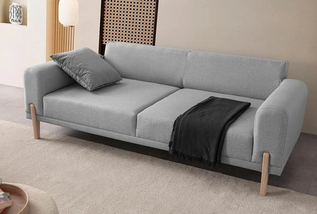 Divan-krevat treshe, ngjyrë gri, Atelier del Sofa