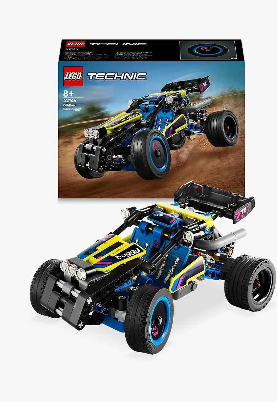 Set ndërtimi LEGO Technic 42164 Offroad Rennbuggy, 219 pjesë, multikolor