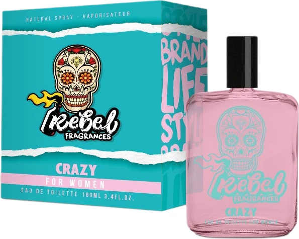 Eau de Toilette për femra Rebel Crazy Women 100ml