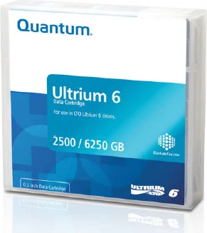 Kasetë të dhënash LTO-6, Quantum, MR-L6MQN-01, 2.5TB/6.25TB, e zezë