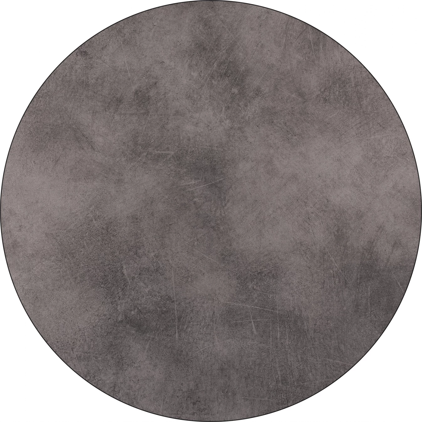 Sipërfaqe tavoline HPL, ngjyrë cement, Φ69 cm, trashësi 12mm