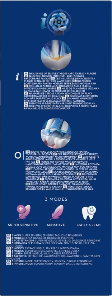 Furçë dhëmbësh elektrike Oral-B iO Series 2, 2 doreza, 2 koka, Night Black/Calm Pink