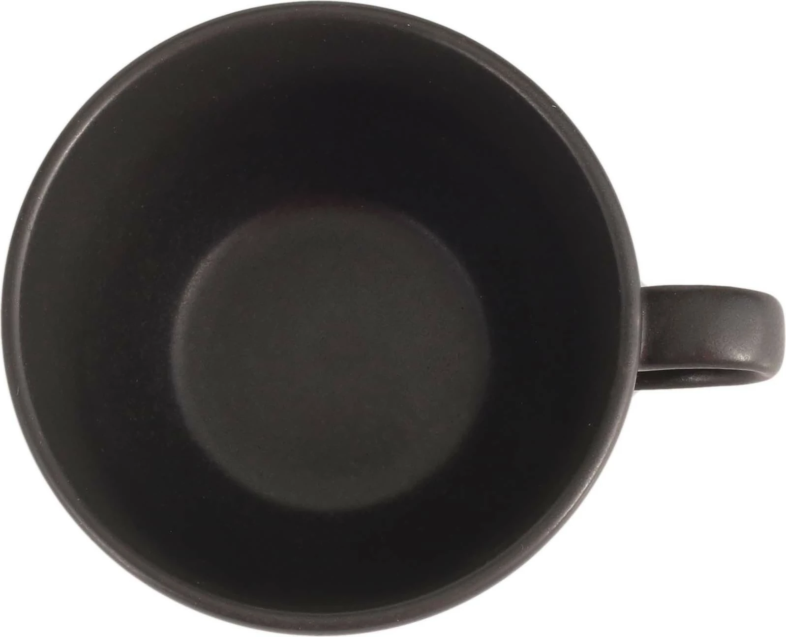 Filxhan porcelani Porland Seasons Coal 320 ml, i zi, set 6 copë