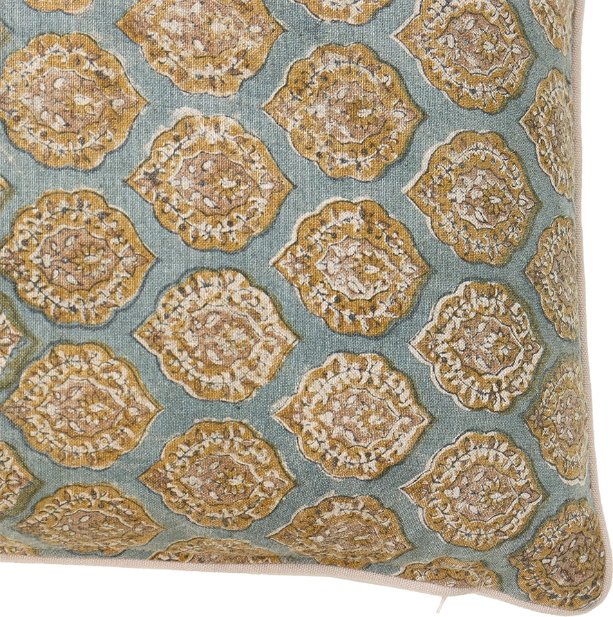 Jastëk dekorativ venecian, pambuk, aqua-ari, 40x60cm